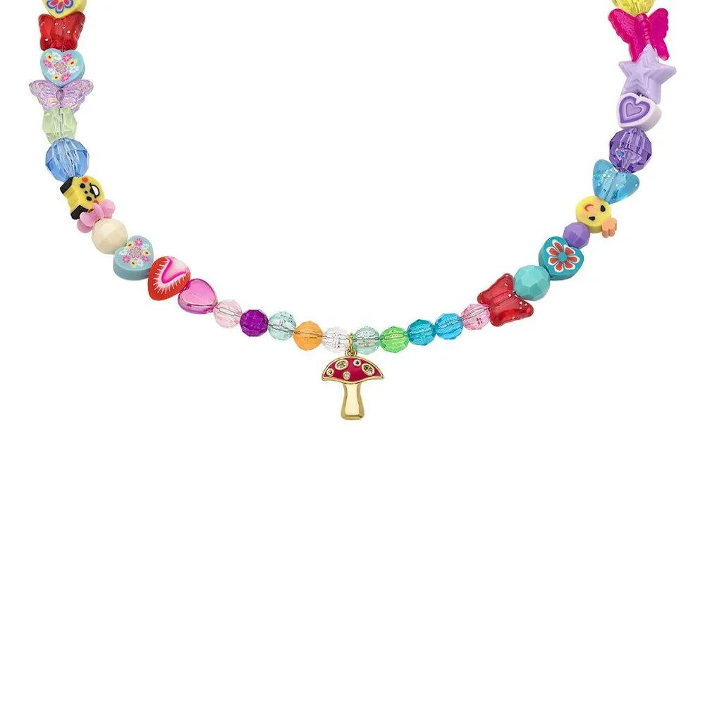 THE CANCER MINI PINK MUSHROOM CHAIN